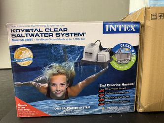 Krystal clear Saltwater System And Pump