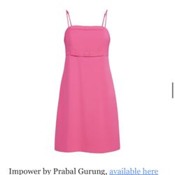 pink spaghetti strap dress is from the Impower by Prabal Gurung collection for JCPenney