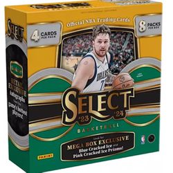 2023 - 2024 Panini Select NBA Basketball Mega Box