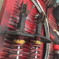 Coil overs And Wide body Fender Flares 