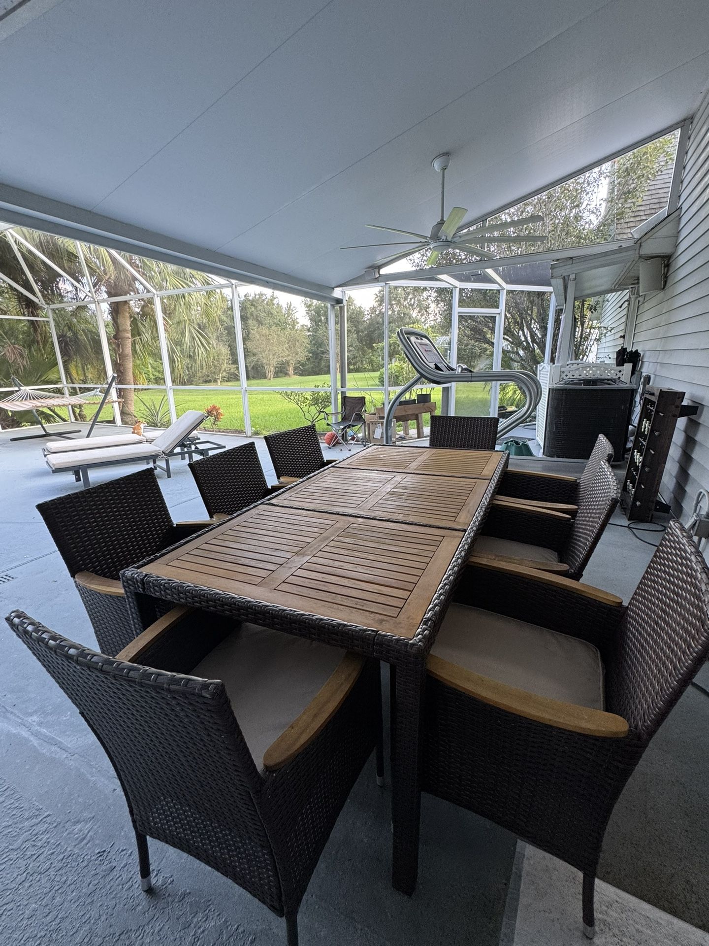 9-Piece Patio Conversation Set – PCS Furniture – Like New!