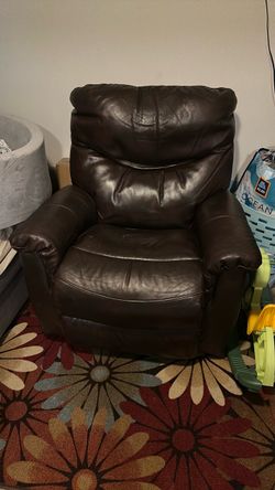rocking leather sofa