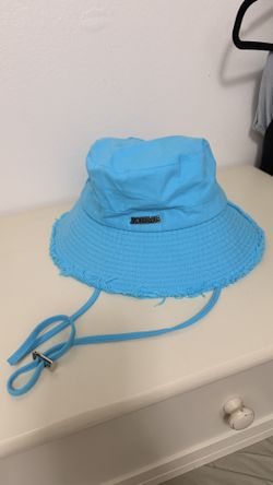 Blue Jacques Panama bucket hat