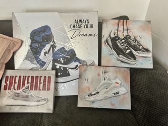 Sneaker Canvas Set Art