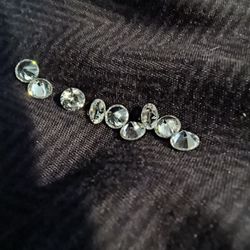 9 Half Carot Beautiful Clear Cut Unset Moissanite 