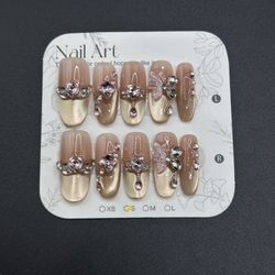 Press On Nails Size S Reusable Handmade