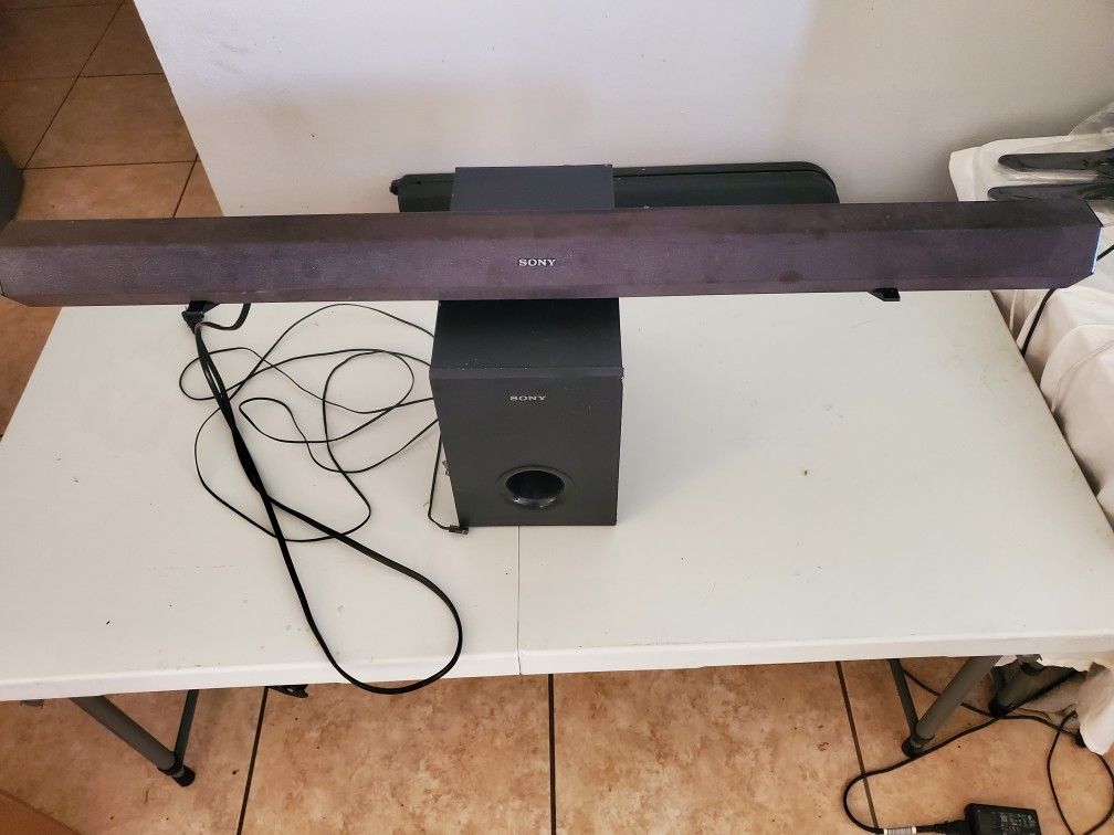 Sony Sound Bar With Subwoofer 