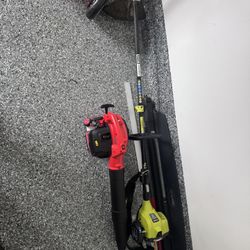 Gas Weed Eater And Gas Blower 