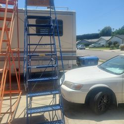 Rolling Ladder  10 Steps Perfect Condition 385.00 