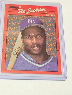 1990 Donruss Bo Jackson #BC-1 MVP Rare Error Card - No Dot "." After " INC "
