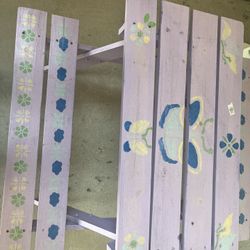 Girls Picnic Table