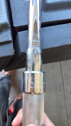 Chrome Socket on Ratchet Extension Bar