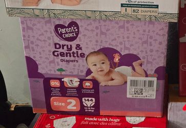 Parent's Choice Dry & Gentle Diapers Size 2