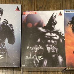 Batman Joker Wonder Woman Play Arts KAI Square Enix Marvel Dc Arkham Figure Game