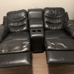 Leather Electric couch