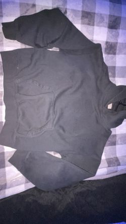 Jet Black Essential Hoodie
