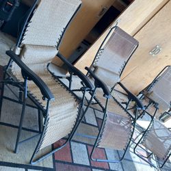 Pool Side Reclining Chairs, 