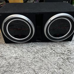 Rockford Fosgate Subs And Alpine Amp