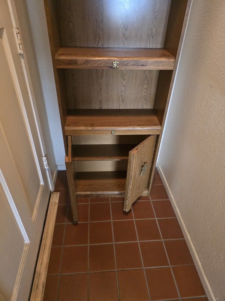 Curio Cabinet With Storage At Bottom Pickup In Vista