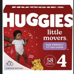 Size Four Huggies  The Big Boxes 50$ For 2