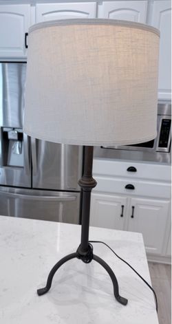 Wrought iron table desk lamp