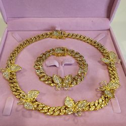 Butterfly Chain Bracelet Set