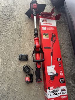 CRAFTSMAN V20 20-volt 13.0-in Straight Shaft Battery String Trimmer (with Battery and Charger) NEW
