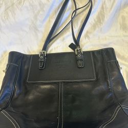 Coach Black Leather Purse Cartera