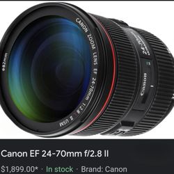 Cannon EF 24-70 Lens