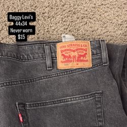 Dark Grey Levi Jeans 