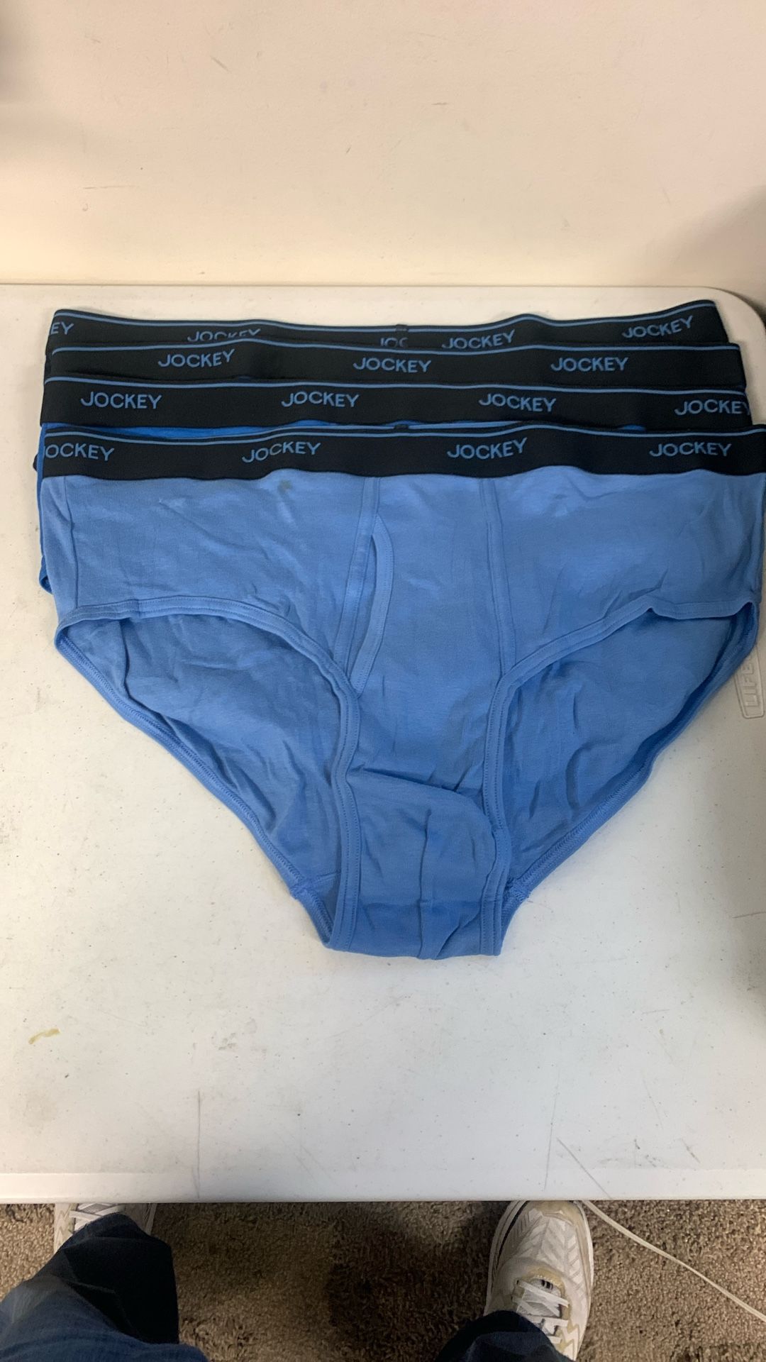 Jockey Men’s 100% Cotton Briefs Sz 2 XL. 4 Pack. Sh