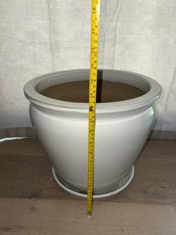White Ceramic Pot