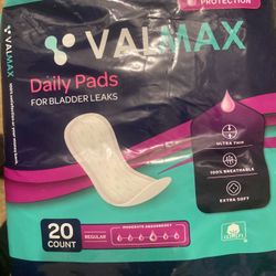 Valmax Daily Incontinent  Regular Length Moderate, 9 Pack Of 20