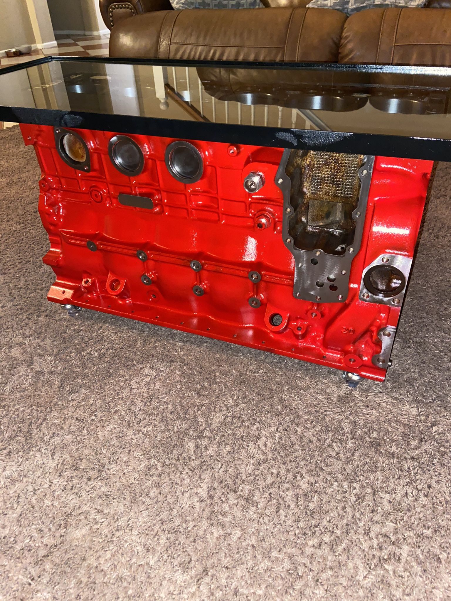 Coffee Table …Cummins Diesel Cylinder Block Coffee Table. Make Offer. Moving Sale