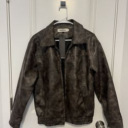 Realtakai Old Brown Rodeo Leather Zip