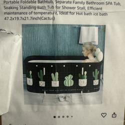 Portable Foldable Bathtub