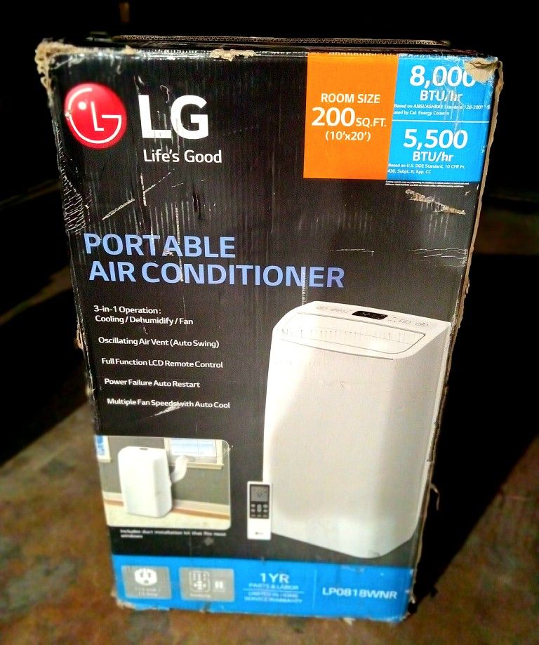 LG Portable Air Conditioner New In Box $100