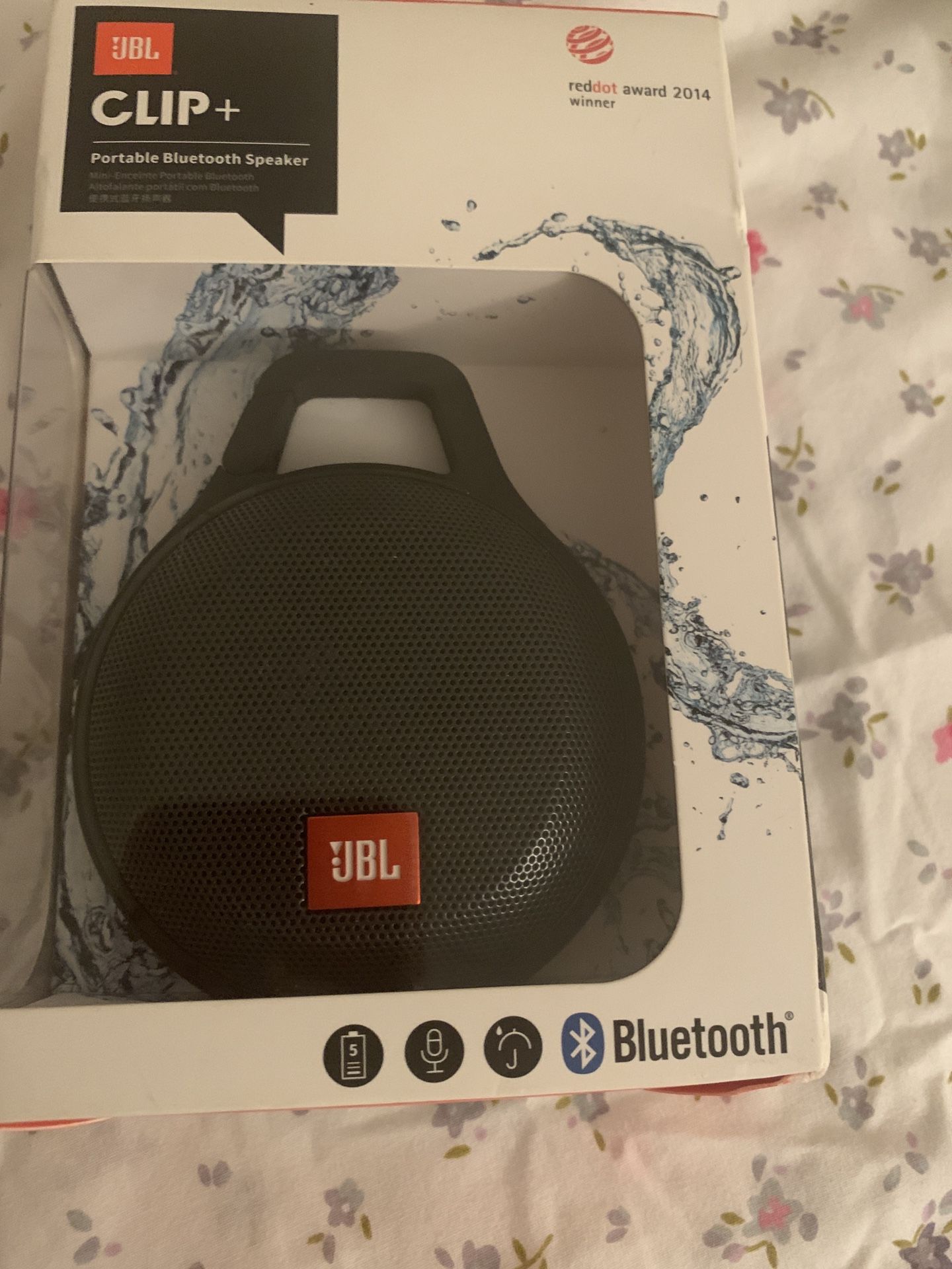 JBL Clip +portable Bluetooth Speaker