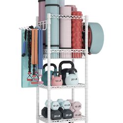 Home Gym Equipment Storage Rack