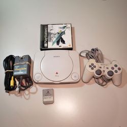 PSone Slim (PS1) with Final Fantasy 7