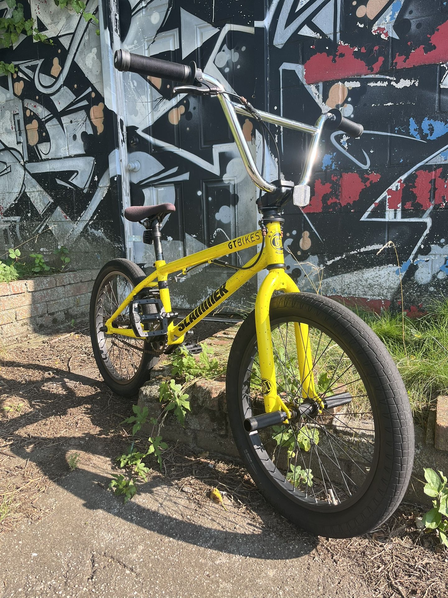 GT SLAMMER BMX 自転車本体 20インチ イエロー GT SLAMMER (スラマー) 2020年モデル 自転車 BMX FREESTYLE MTB
