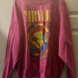 urban Outfitters viral Nirvana Oversized Sweater
