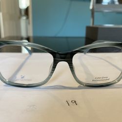Blue Stripe Frame Swarovski