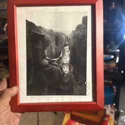World War 1 Vintage Image Morning prayer In Trenches