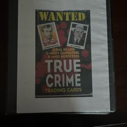 True Crime Trading Cards 1990s 