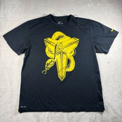 Nike Dri-FIT Kobe Bryant Sheath Men's XL Black T-Shirt Mamba RARE #10A