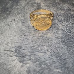 Gold Centenario Ring