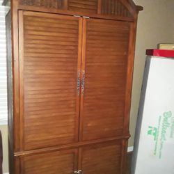 Wooden Armoire Cabinet