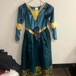 Girls Disney Merida Costume Size 7-8