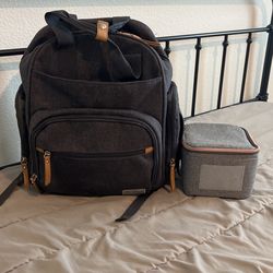 Eddie Bauer Diaper Bag and Breast Milk Cooler